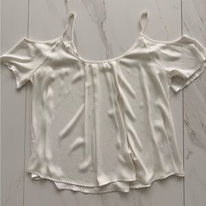 Lush Nordstrom’s Cream Cold Shoulder Blouse
